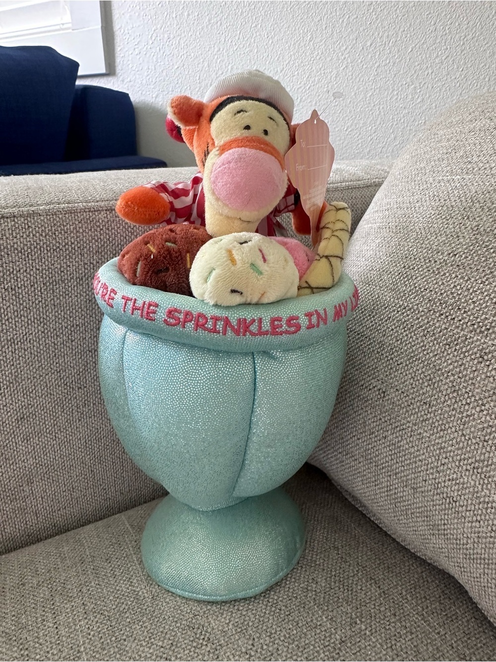 Disney Store Retired Sweet Shoppe You’re The Sprinkles In My Life” Tigger Sundae